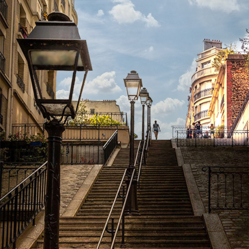 Escaliers de la Butte