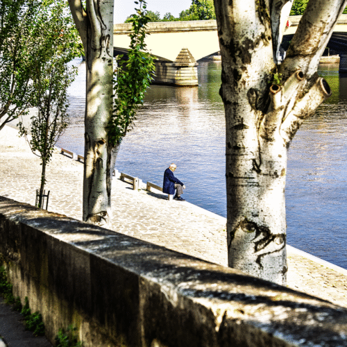 Le vieil homme et la Seine